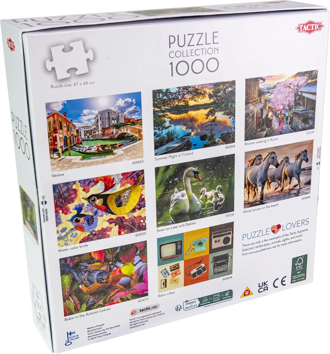 Tactic Puzzel 1000 Wisteria Alley in Bloei - 1000 Stukken