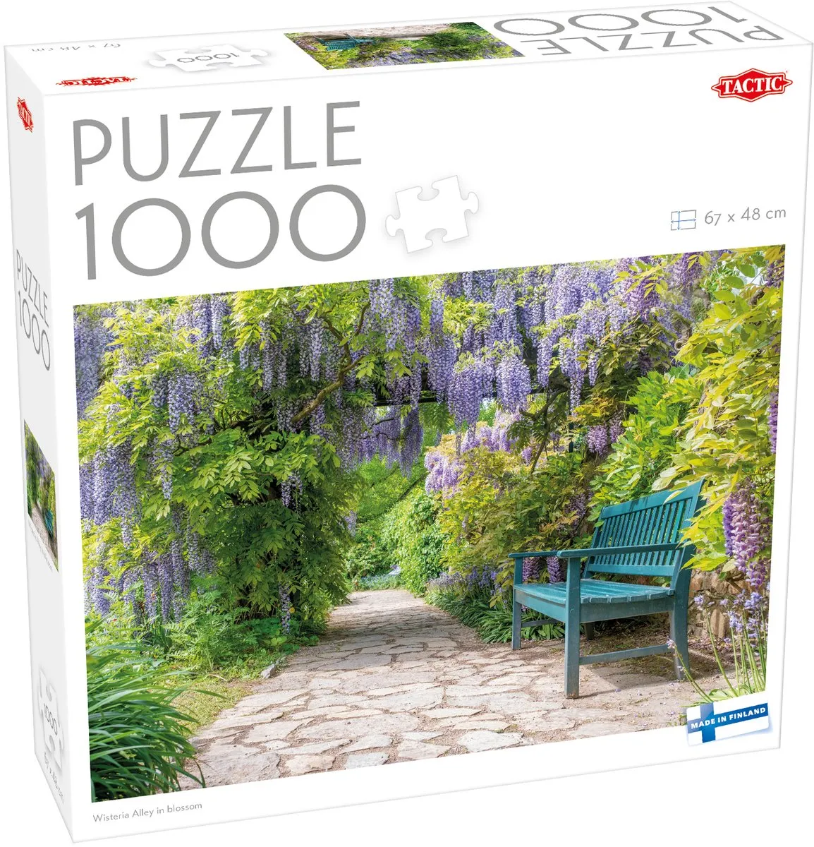 Tactic Puzzel 1000 Wisteria Alley in Bloei - 1000 Stukken