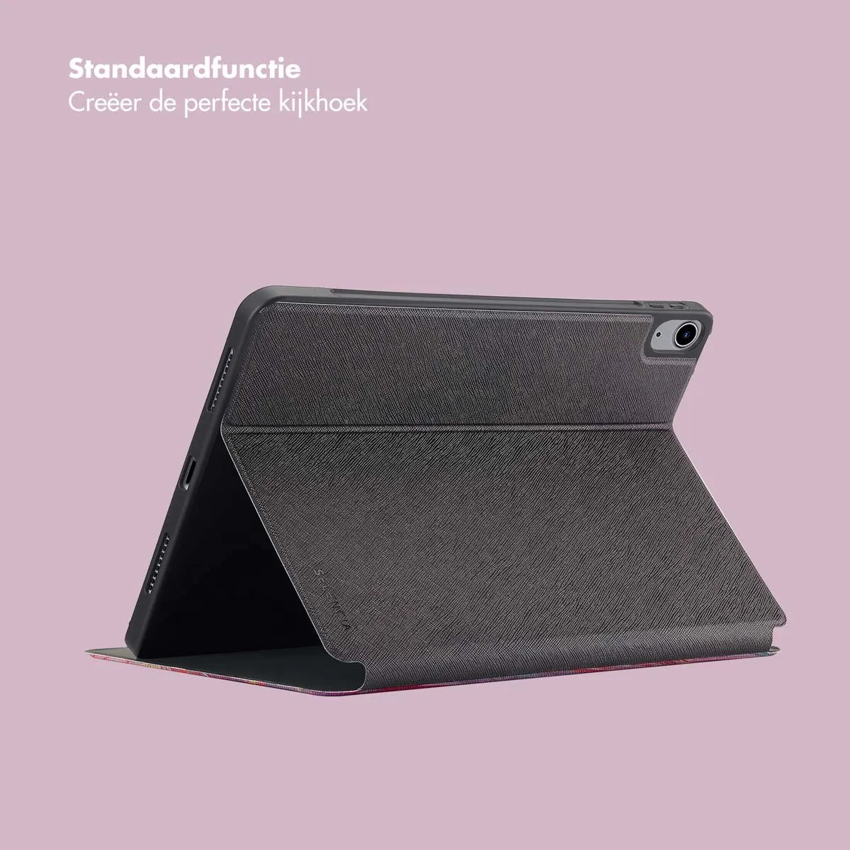Selencia SH00077583 Tablethoes - Apple iPad Air 11" - Marble Plum