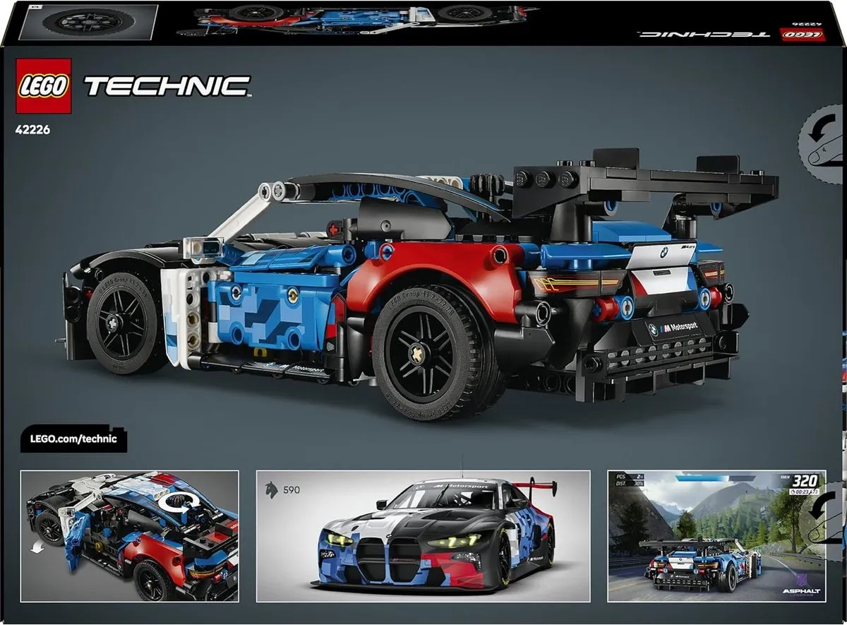 LEGO Technic BMW M4 GT3 EVO 42226 - 747 Stukken - Multicolor