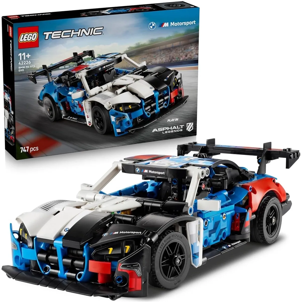 LEGO Technic BMW M4 GT3 EVO 42226 - 747 Stukken - Multicolor