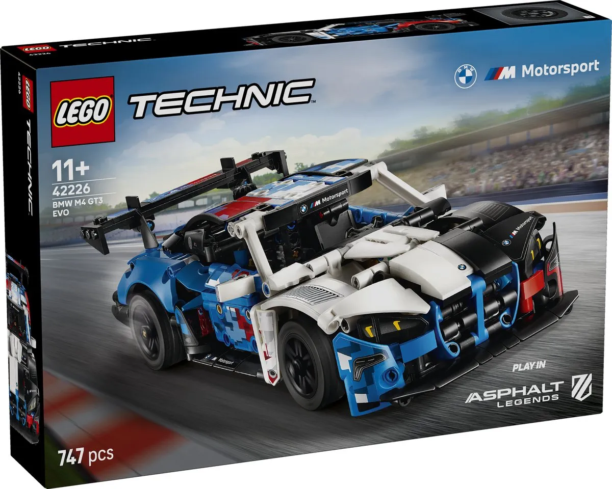 LEGO Technic BMW M4 GT3 EVO 42226 - 747 Stukken - Multicolor