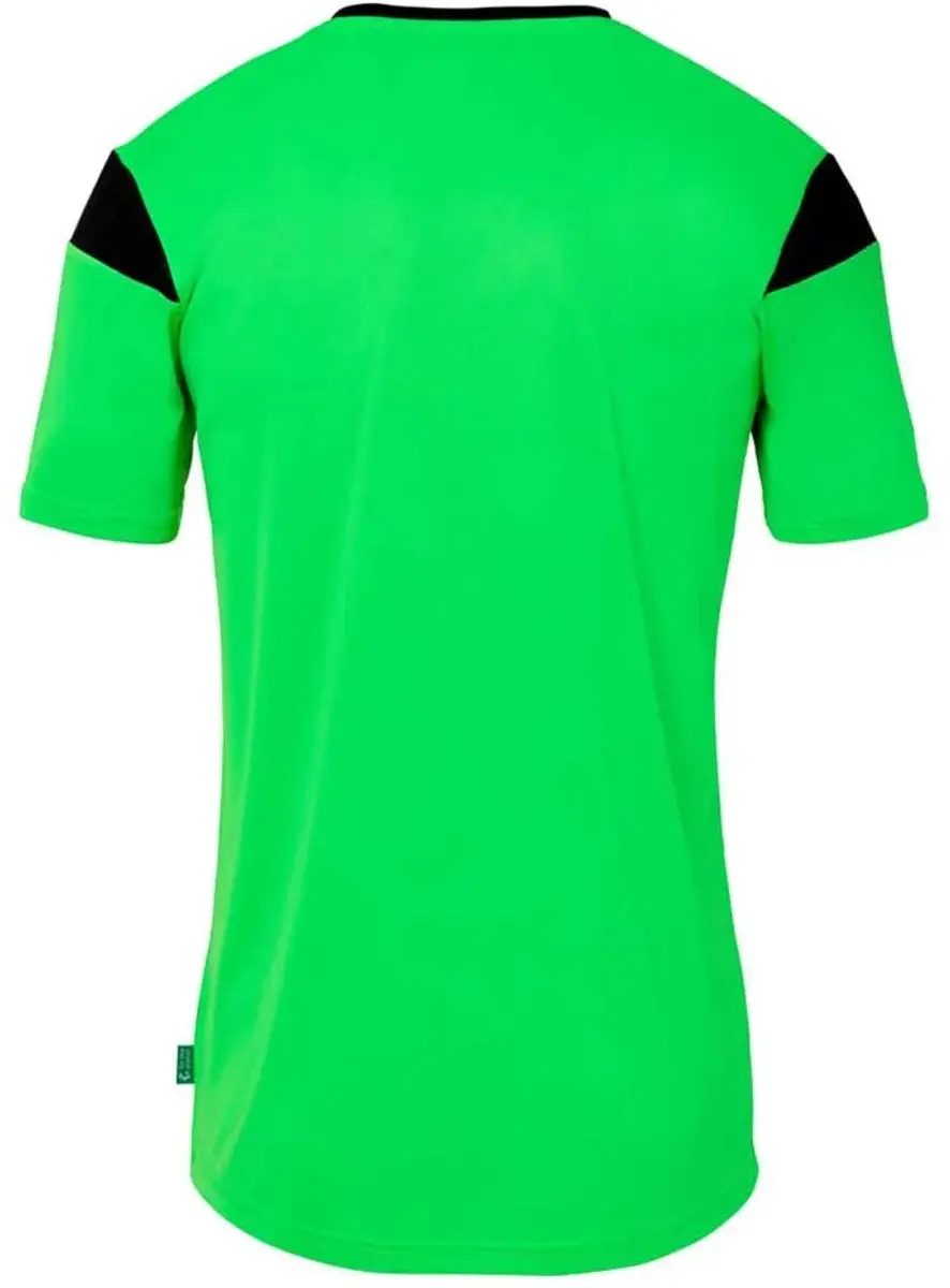 Uhlsport Squad 27 Shirt Korte Mouw Kinderen - 164 - Fluogroen/Zwart - afbeelding 2 van 6