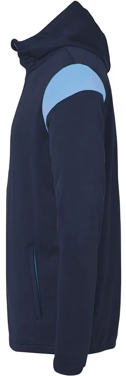 Uhlsport Squad 27 Jas Met Kap Heren - Marine / Hemelsblauw | Maat: XL