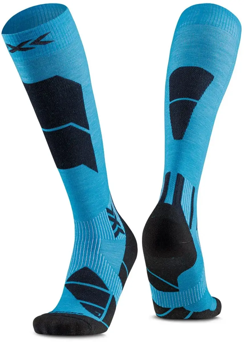 X-Bionic Ski Perform Merino OTC Sokken - Blauw - afbeelding 2 van 2