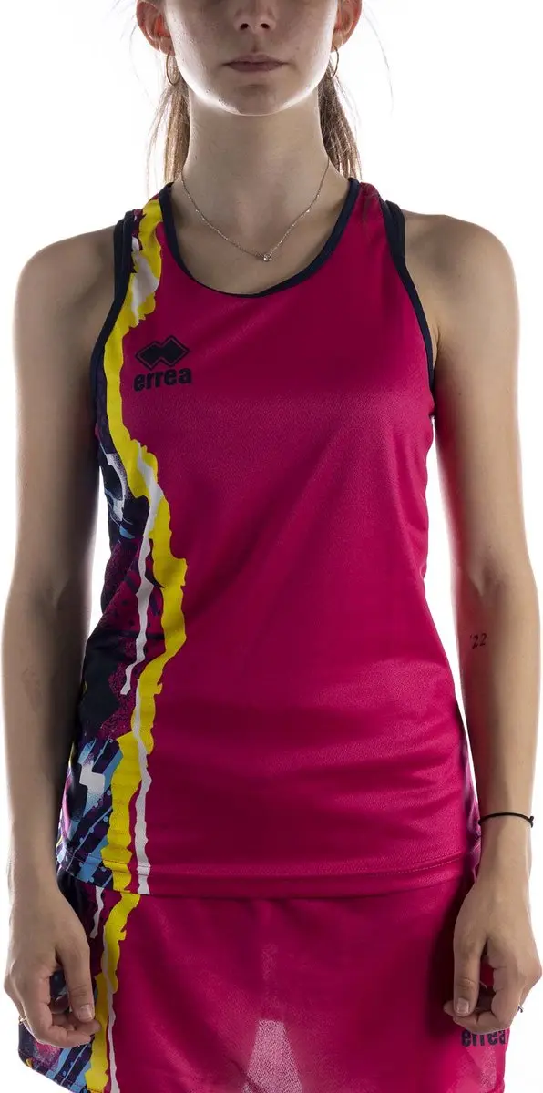 Tanktop Errea Padel Tanktop Fuxia