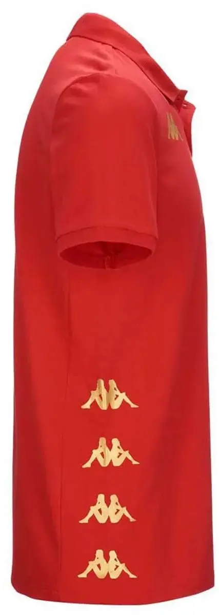 Kappa Gastio Korte Mouw Poloshirt Rood XL Man