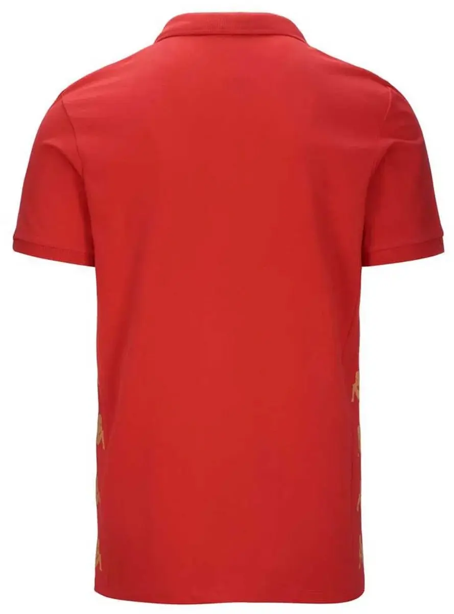 Kappa Gastio Korte Mouw Poloshirt Rood XL Man