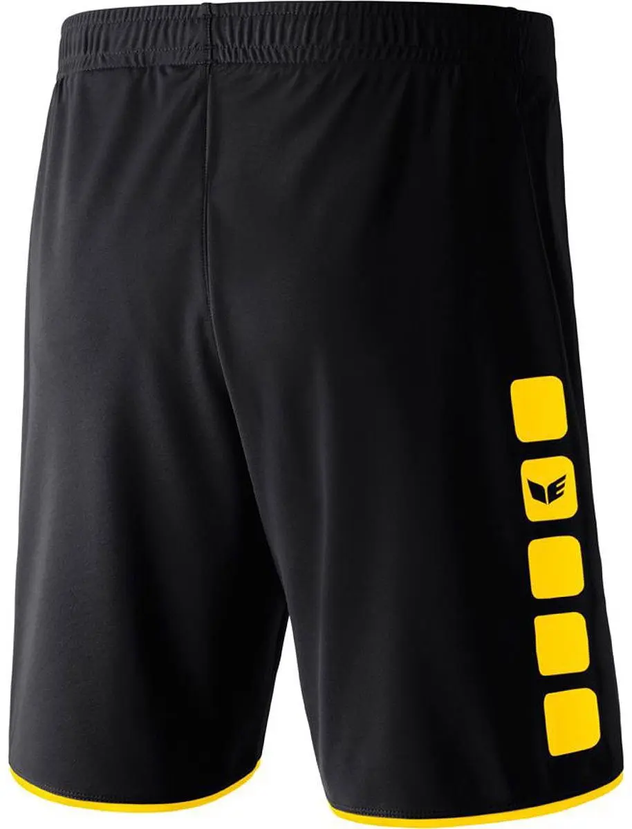 Erima 5-Cubes Short Kinderen 152 - Geel/Zwart