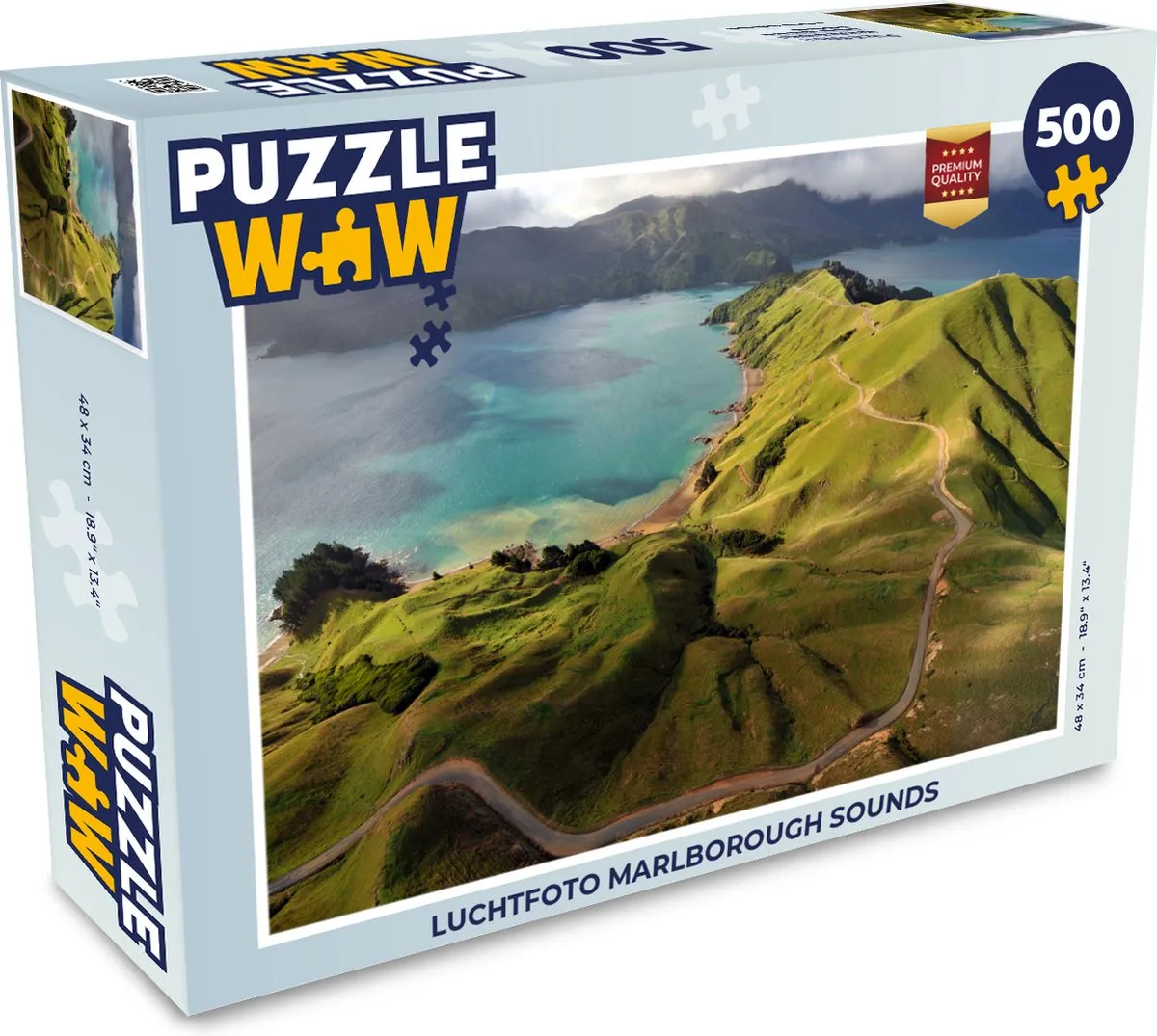 PuzzleWow Marlborough Sounds Legpuzzel 500 Stuks