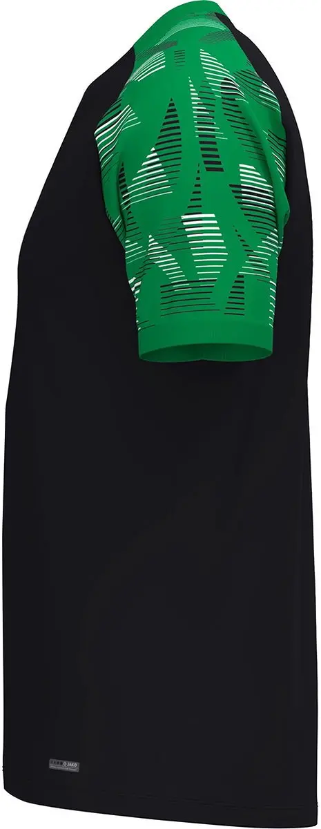 JAKO Sonic T-Shirt Heren - Zwart/ Groen - 3XL