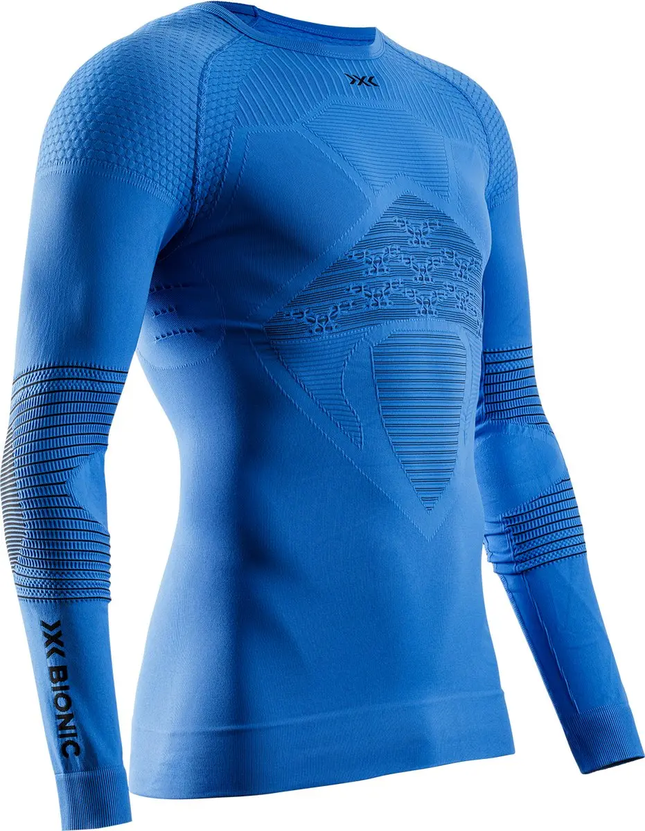 X-Bionic Energizer 4.0 Shirt Lange Mouw Heren - Opal Black/Arctic White - Maat M