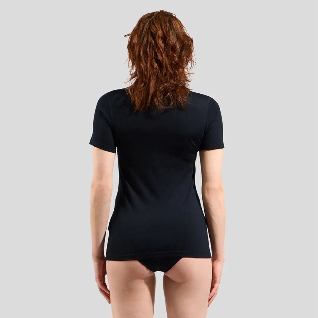 ODLO Natural Merino 160 Dames Shirt - XS - Zwart