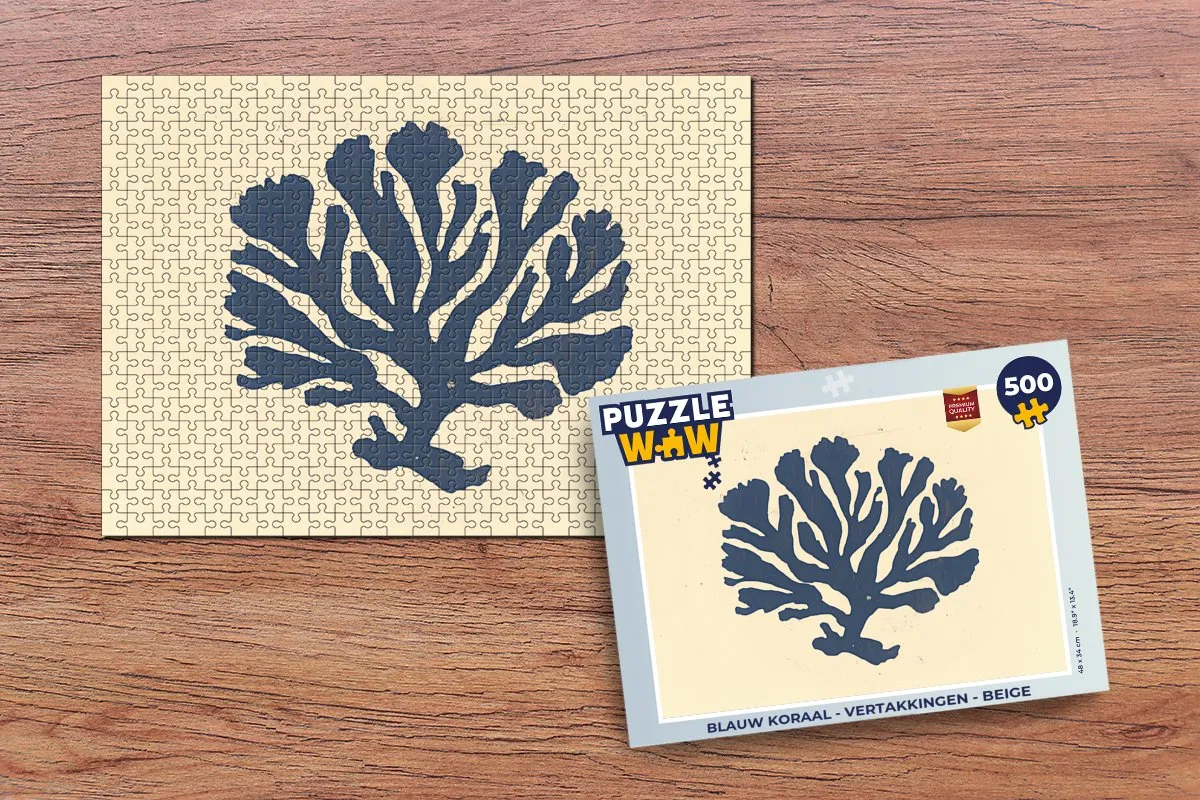 PuzzleWow Vertakkingen Puzzel 500 Stuks - Koraal