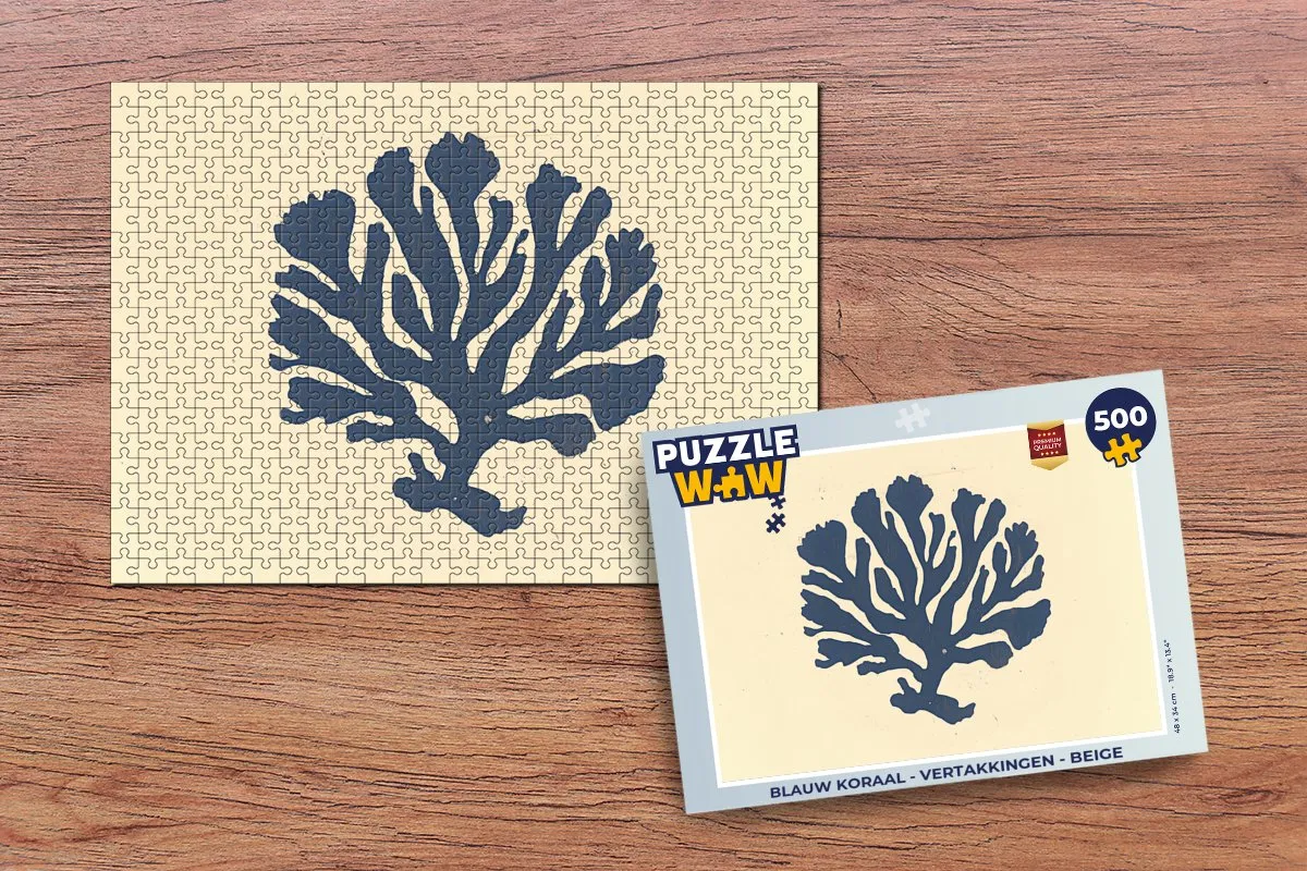 PuzzleWow Vertakkingen Puzzel 500 Stuks - Koraal