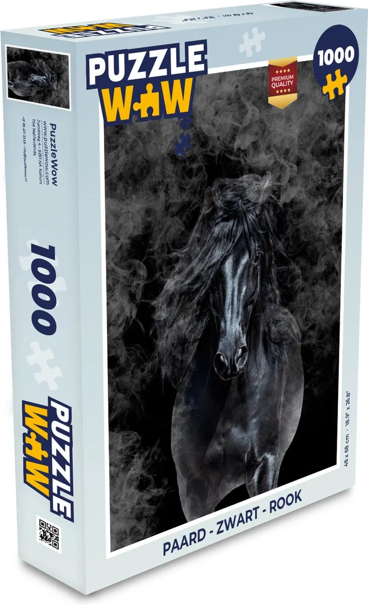 PuzzleWow Paard Legpuzzel 1000 Stuks
