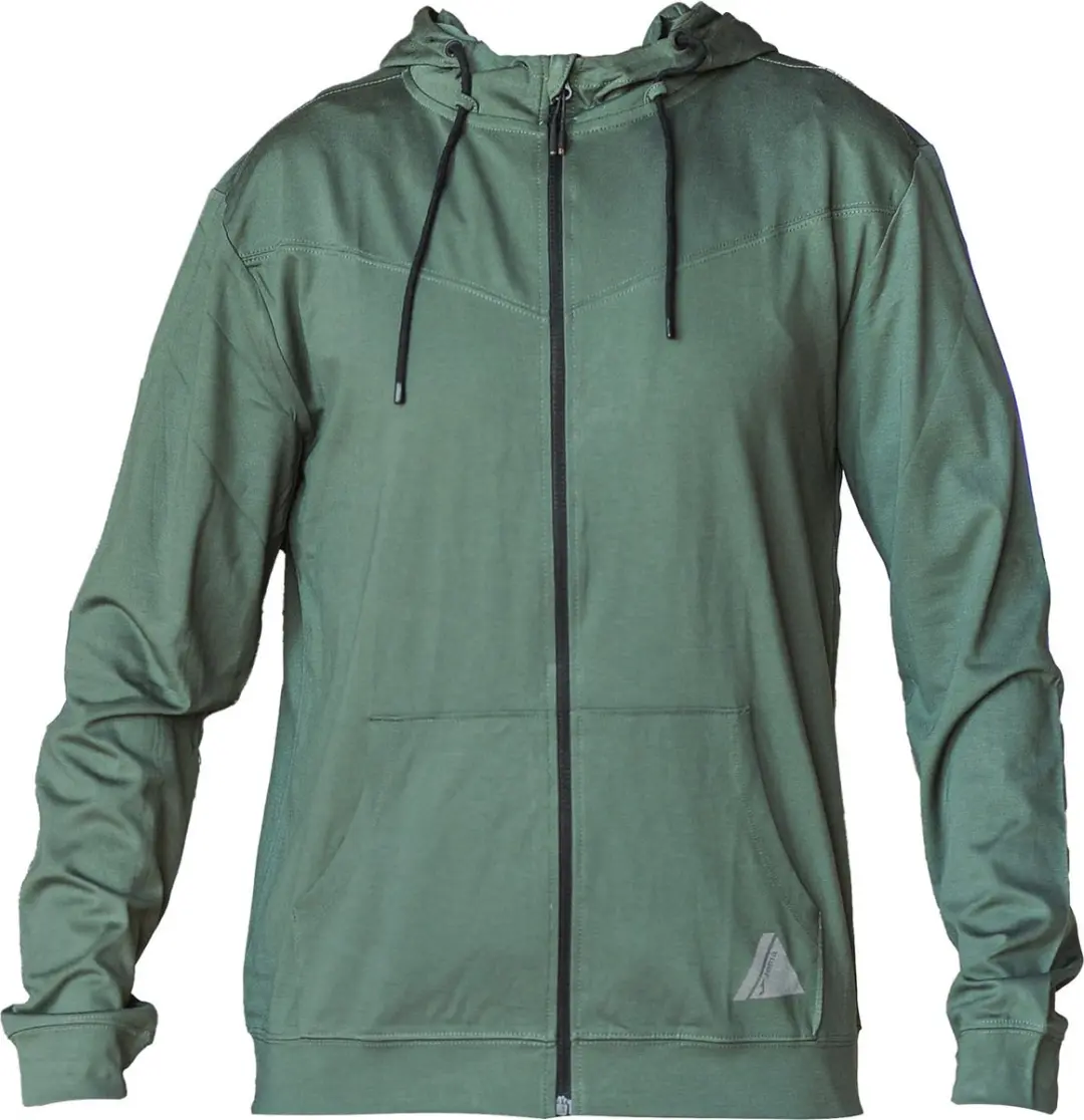 Joma Indoor Gym Zip-Up Hoodie 102970-477 - S - Groen
