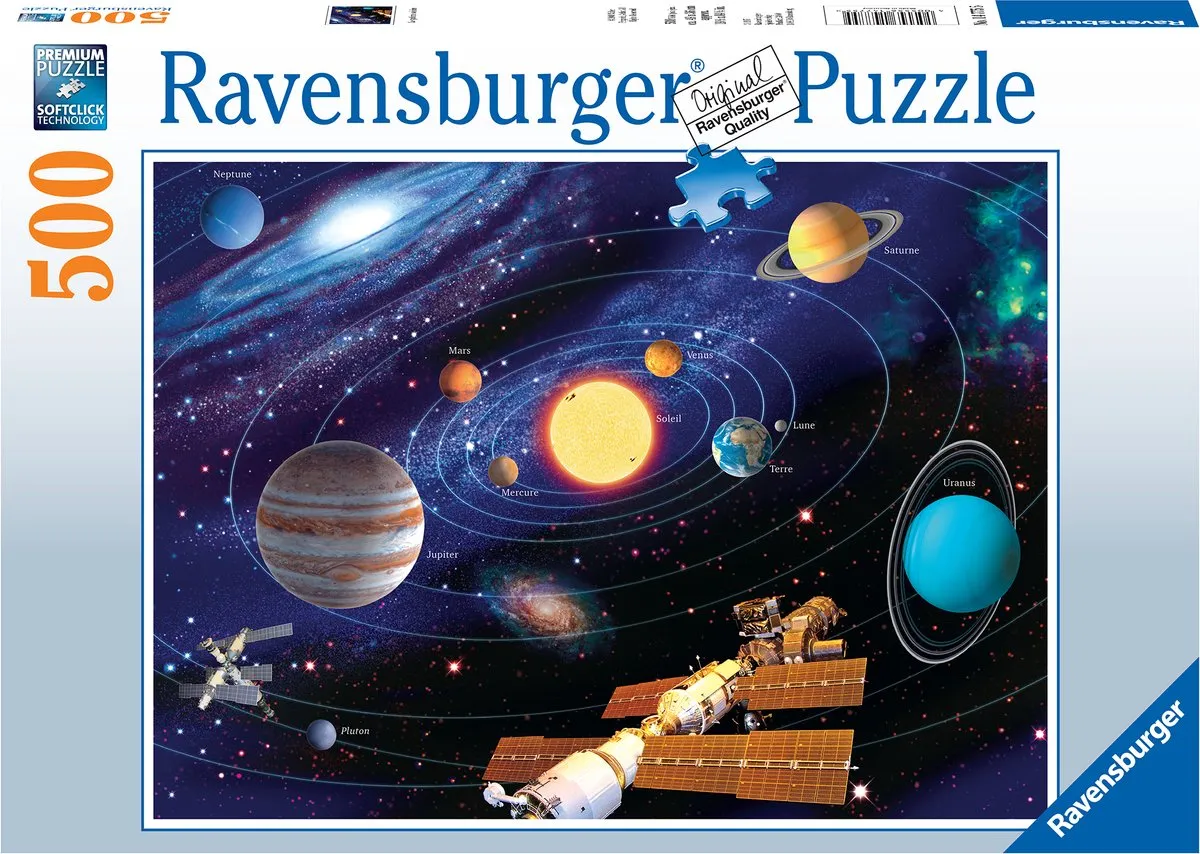 Ravensburger Solar System Puzzel 500 Stuks - Multicolor