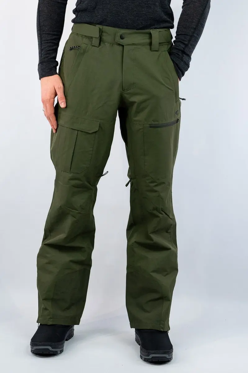 OAKLEY Divisional Cargo Shell Ski- en snowboardbroek heren Groen XL