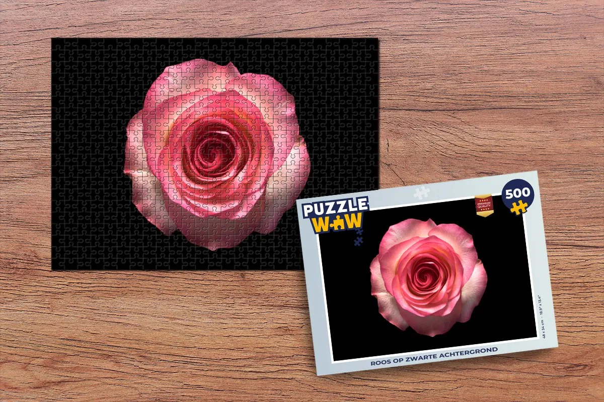 PuzzleWow Roos Legpuzzel 500 Stuks - Multicolor