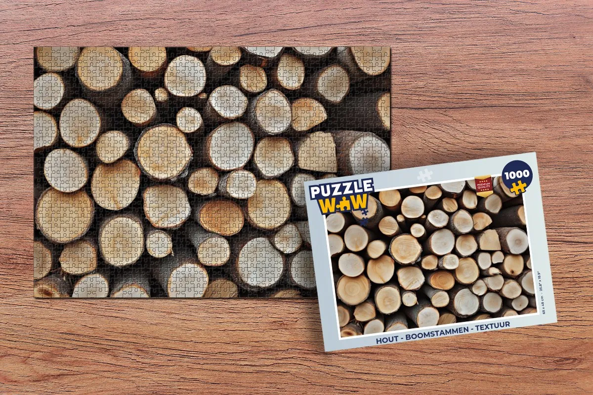 PuzzleWow Boomstammen Legpuzzel 1000 Stuks