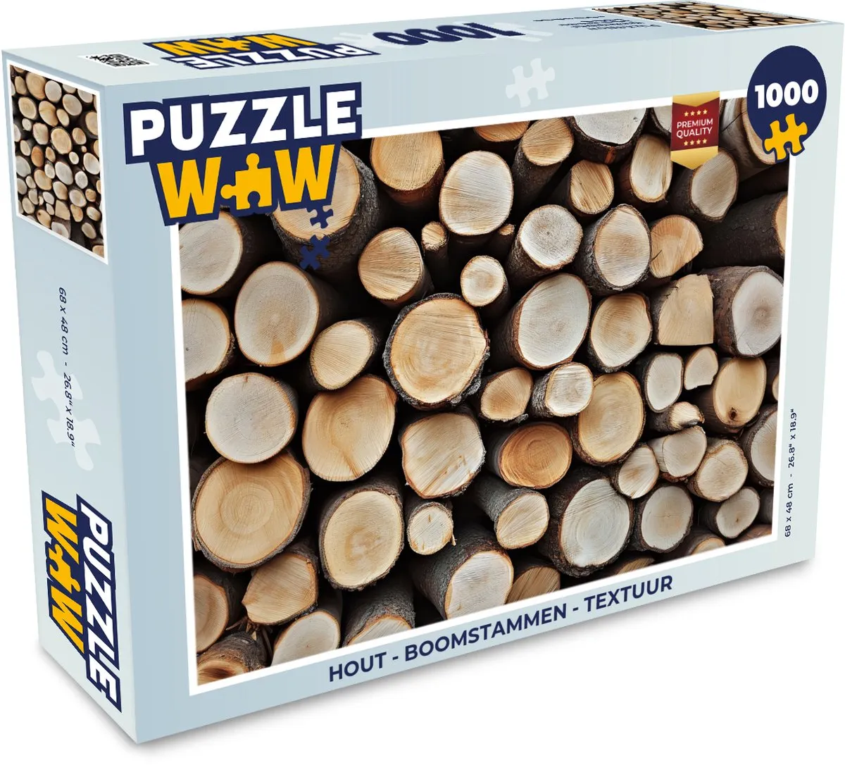 PuzzleWow Boomstammen Legpuzzel 1000 Stuks