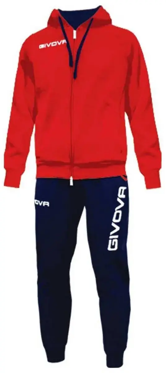 Givova King Trainingspak - Rood/Blauw L