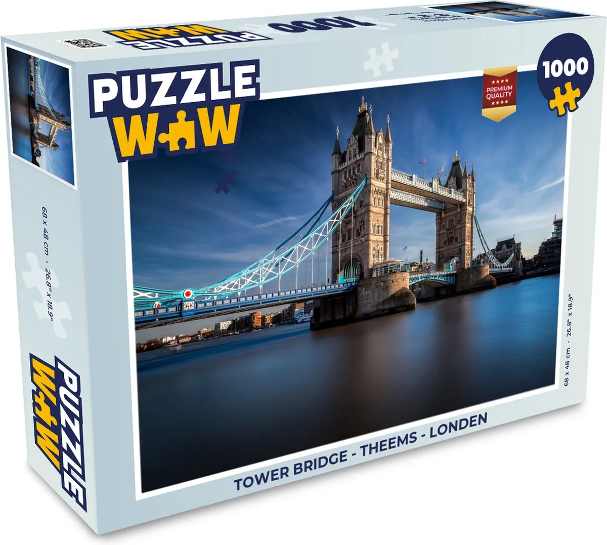 PuzzleWow Tower Bridge Legpuzzel 1000 Stuks