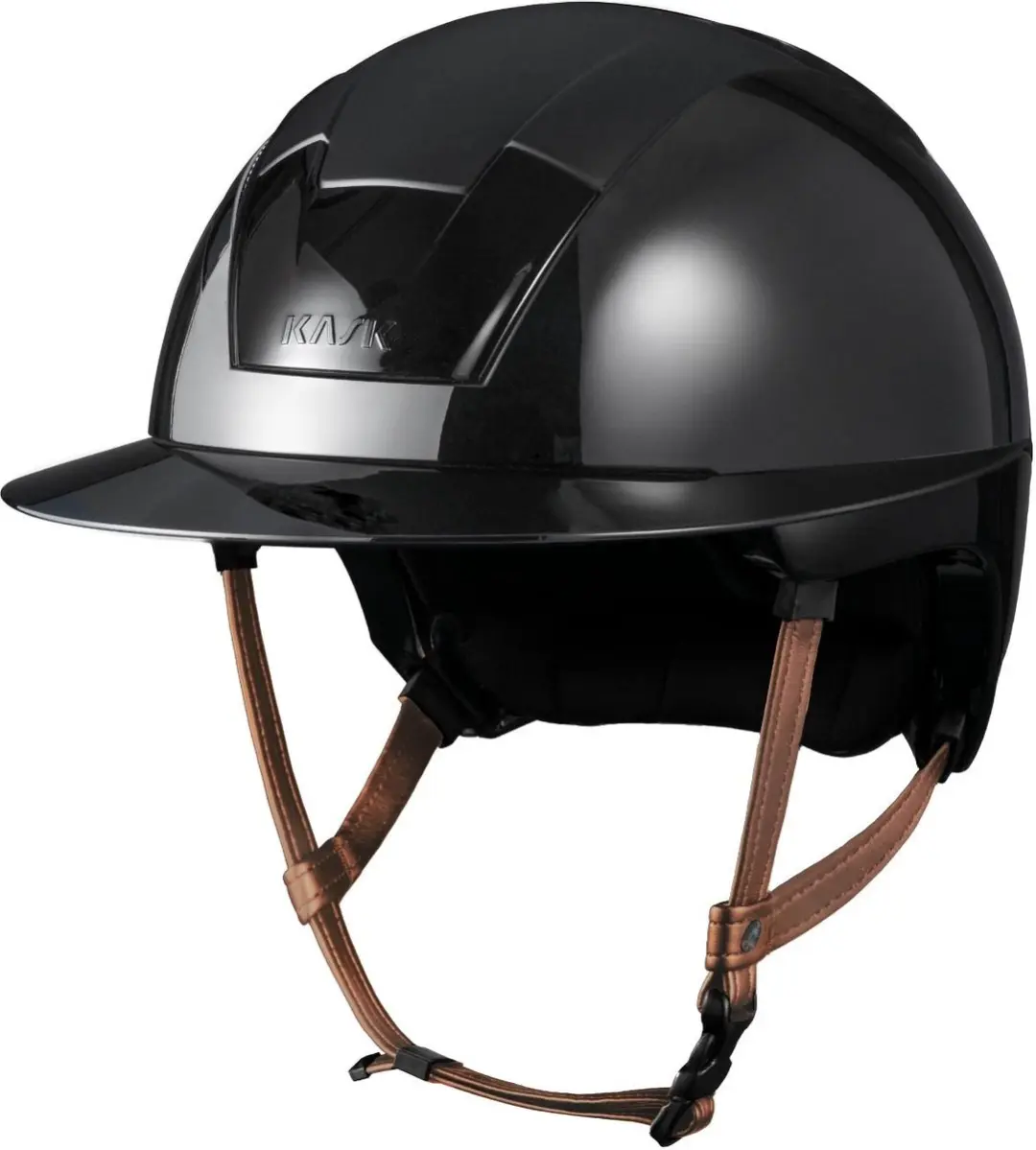 Kask Kooki Lady Light Brown Chinstrap 57-59 Zwart