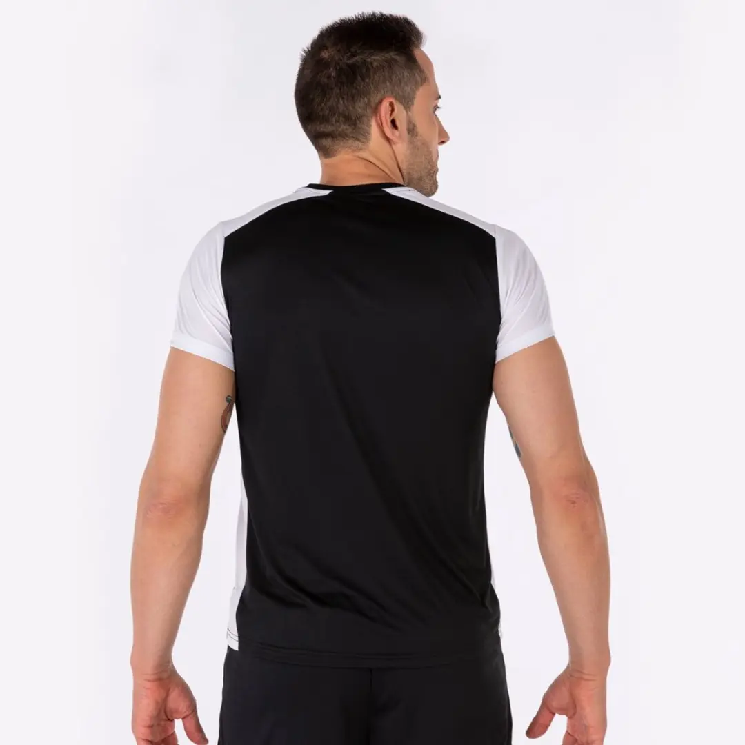 Joma Record II T-shirt - 12-14 jaar - Zwart/Wit