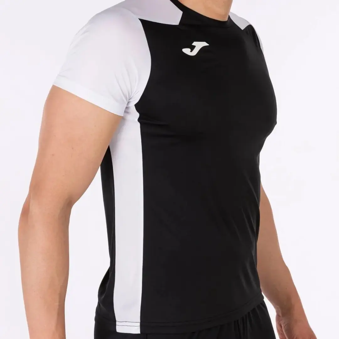 Joma Record II T-shirt - 12-14 jaar - Zwart/Wit