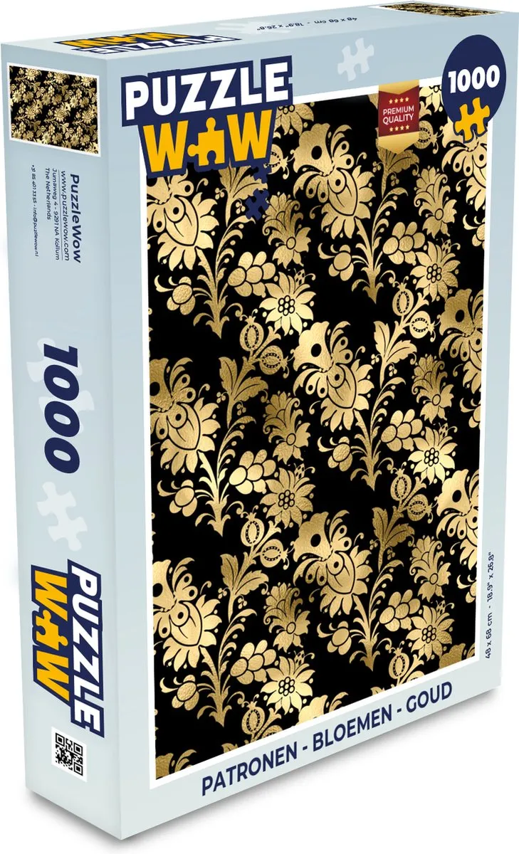 PuzzleWow Bloemen Legpuzzel 1000 Stuks