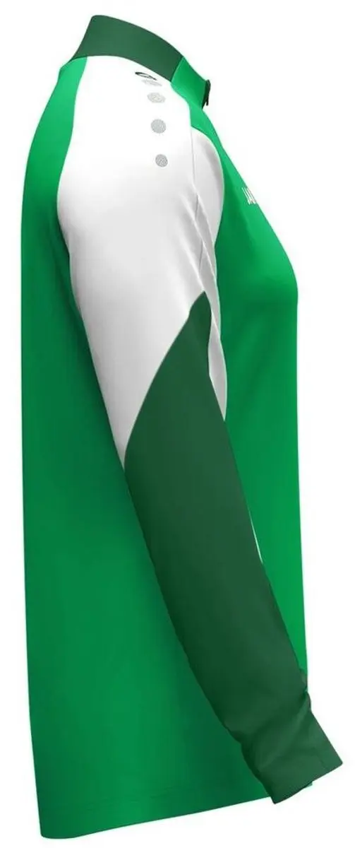 Jako Dynamic Ziptop Dames - Groen/Wit/Donkergroen M