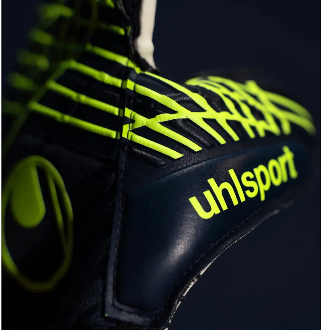 Uhlsport Prediction Supersoft Keepershandschoenen 8.5 - Marine/Wit/Fluogeel