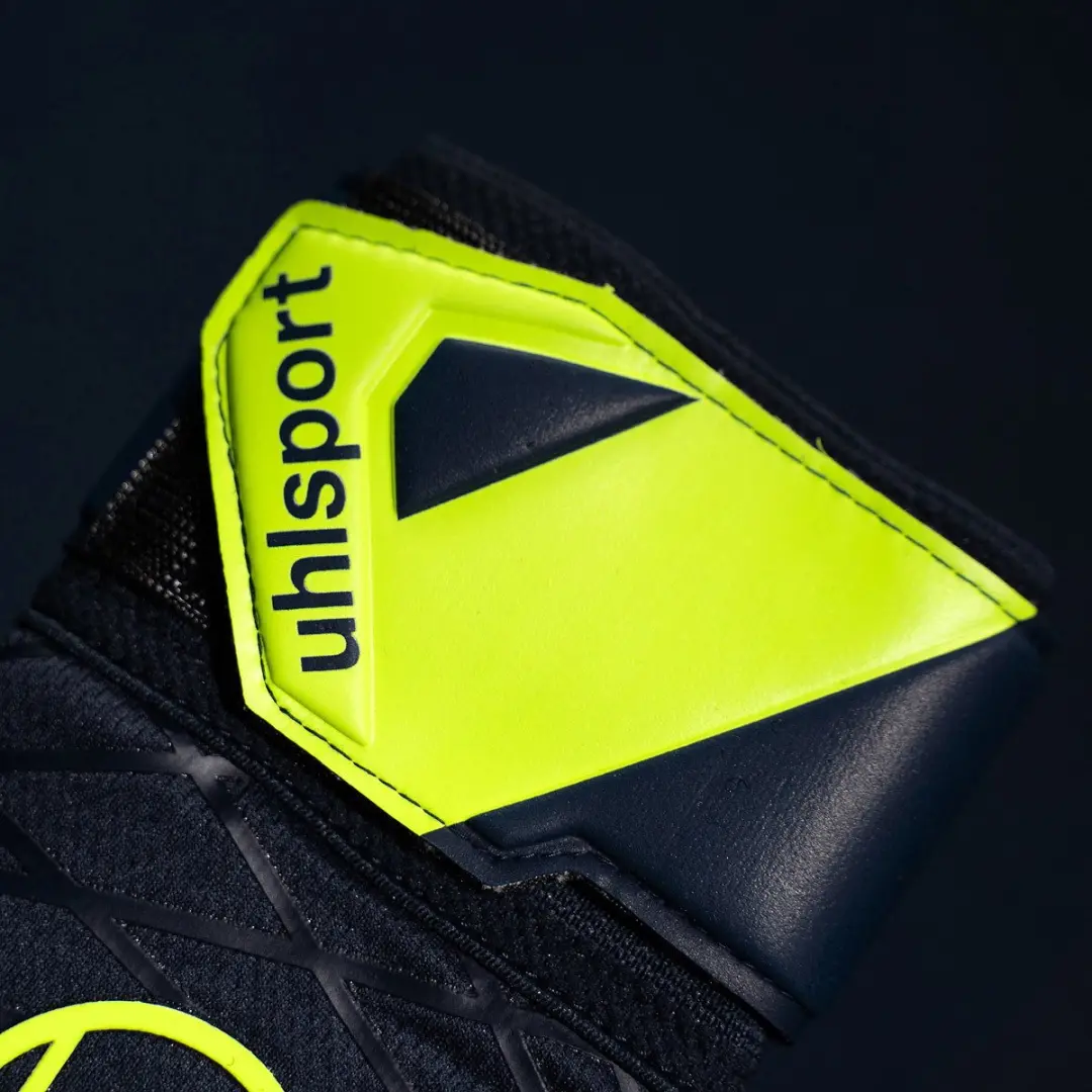Uhlsport Prediction Supersoft Keepershandschoenen 8.5 - Marine/Wit/Fluogeel