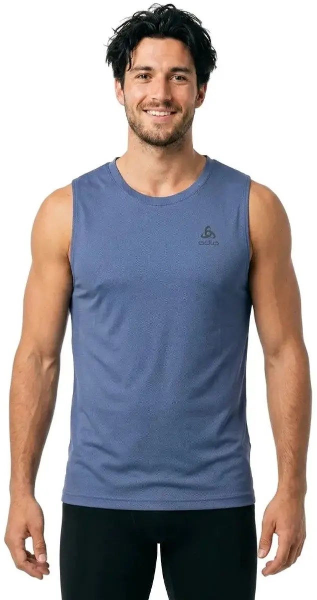Odlo Active F-dry Light Mouwloos Basislaag Blauw S Man