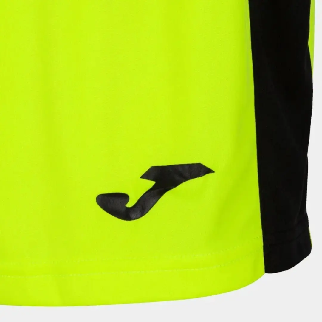Joma Maxi Short Dames Sportshort XL - Fluogeel/Zwart