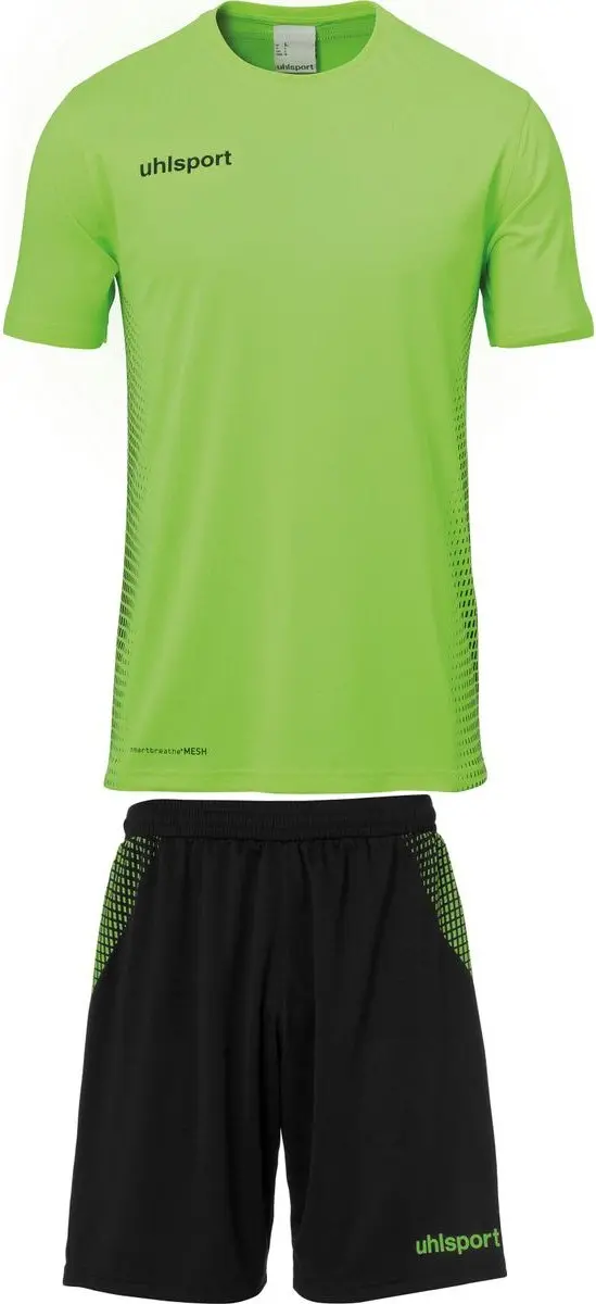 Uhlsport Score Sporttenue Heren - Fluogroen/Zwart 3XL