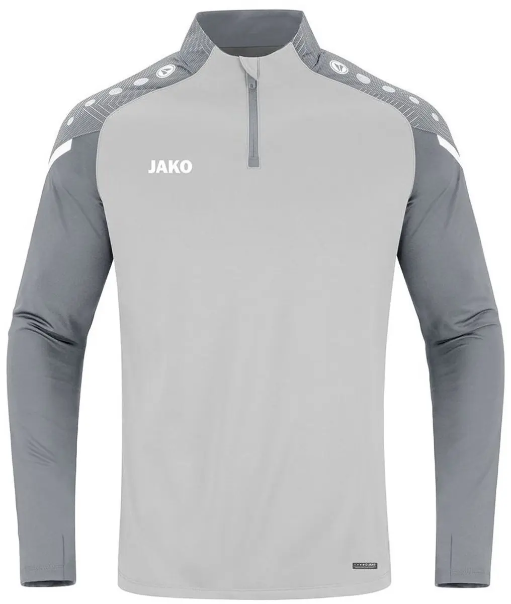 Jako Ziptop Performance Voetbalshirt - 152 - Grijs