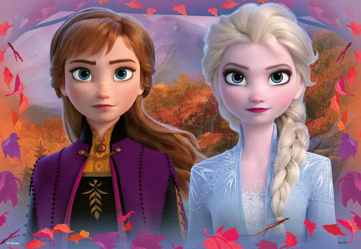 Ravensburger Disney Frozen 2 Puzzel - 2x12 Stuks - Multicolor