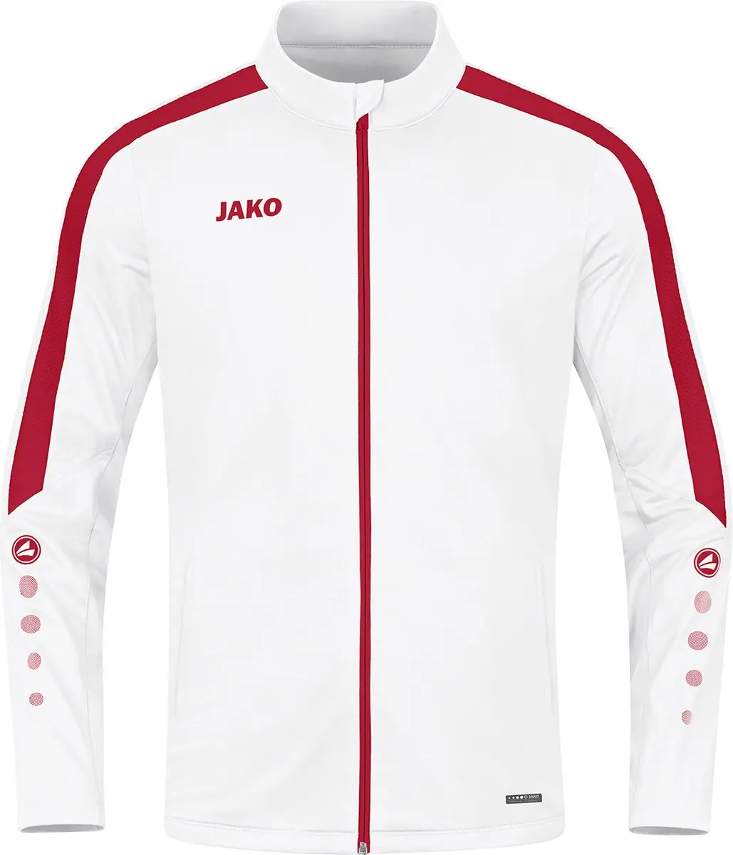 JAKO Power Polyestervest Dames - Rood/Wit - Maat 34