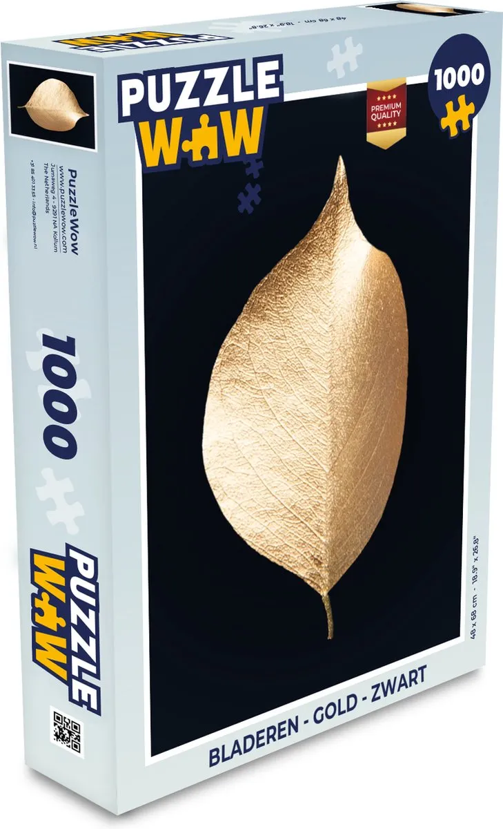 PuzzleWow Legpuzzel 1000 Stuks - Multicolor