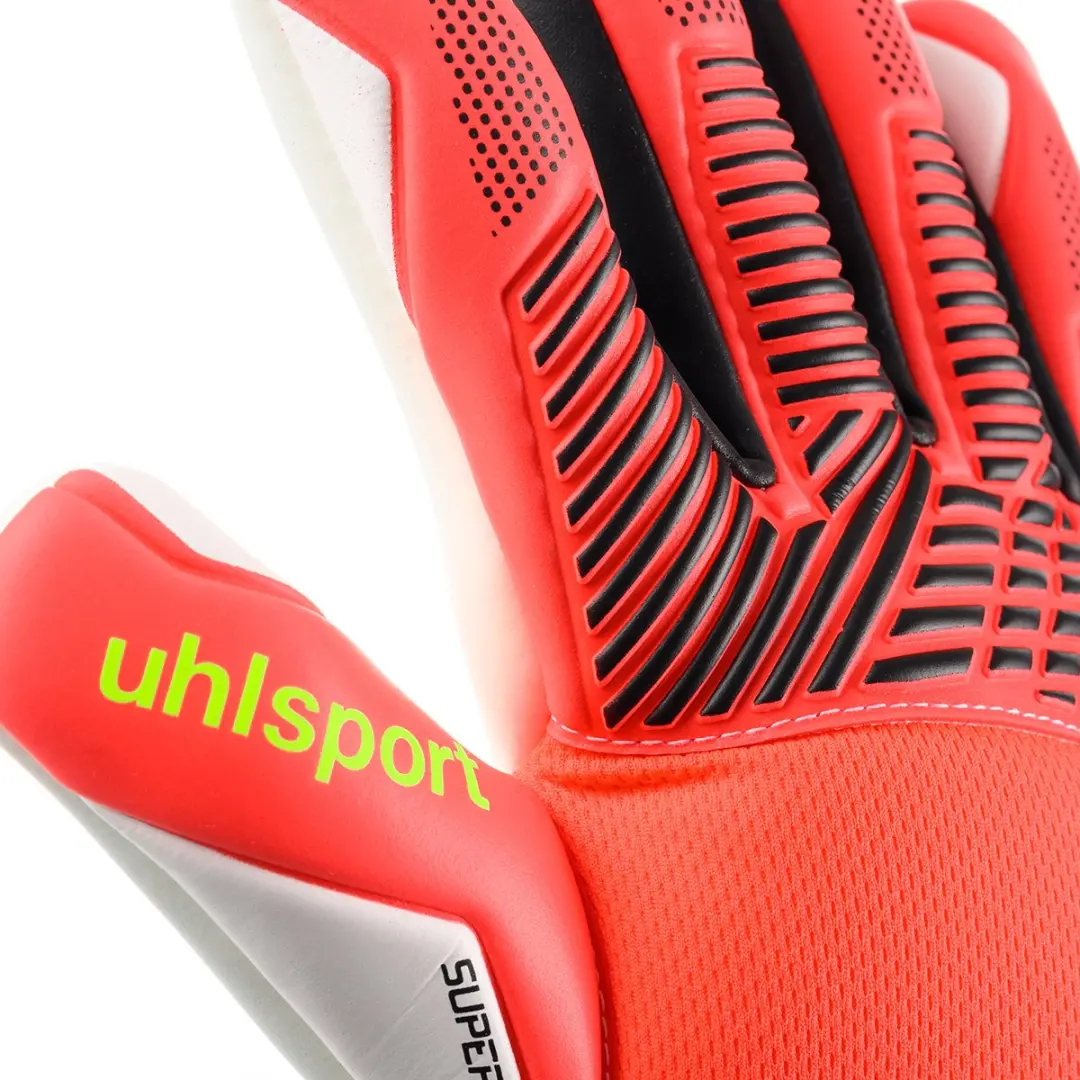 Uhlsport FM Supersoft HN Keepershandschoenen - 9 - Fluorood/Wit/Fluogeel