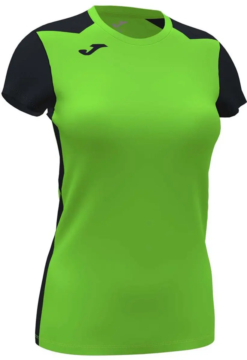Joma Record II T-shirt - Groen/Zwart XL
