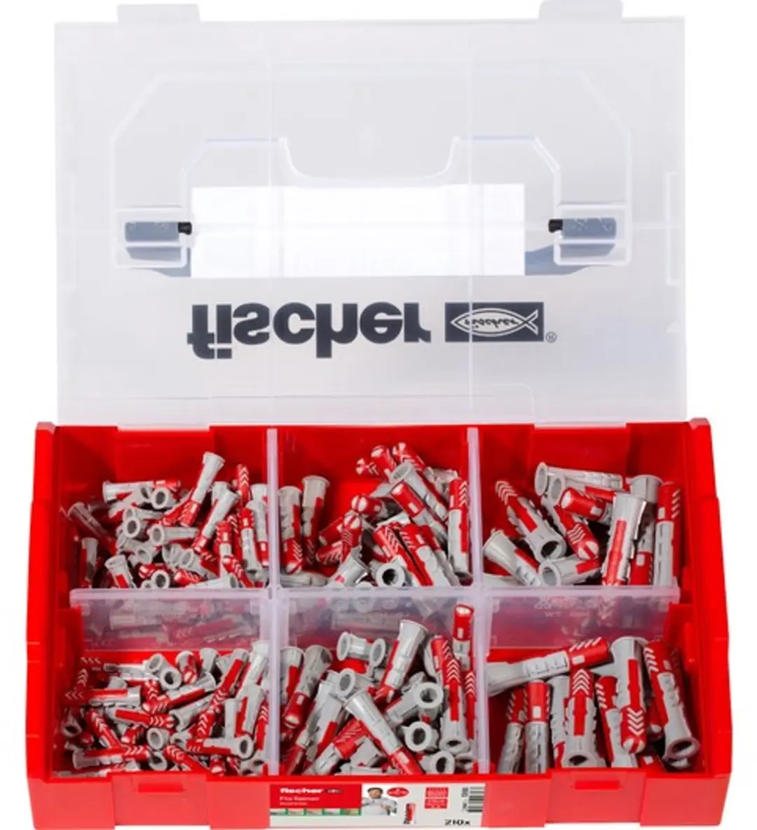 Fischer FixTainer DuoPower Pluggen - 210 Stuks (6x35) - afbeelding 5 van 6