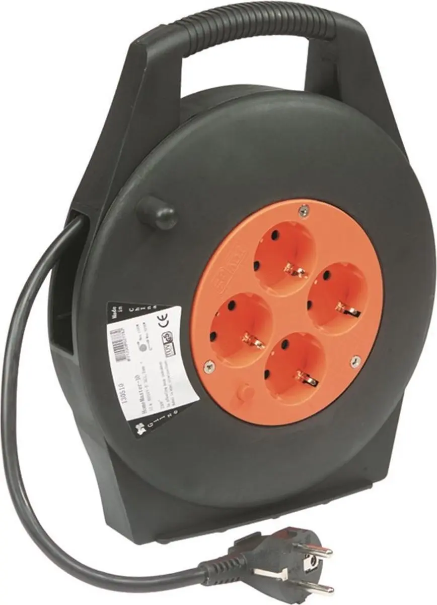 QwattPRO HomeMaster Kabelhaspel 3x1.5mm² 10m