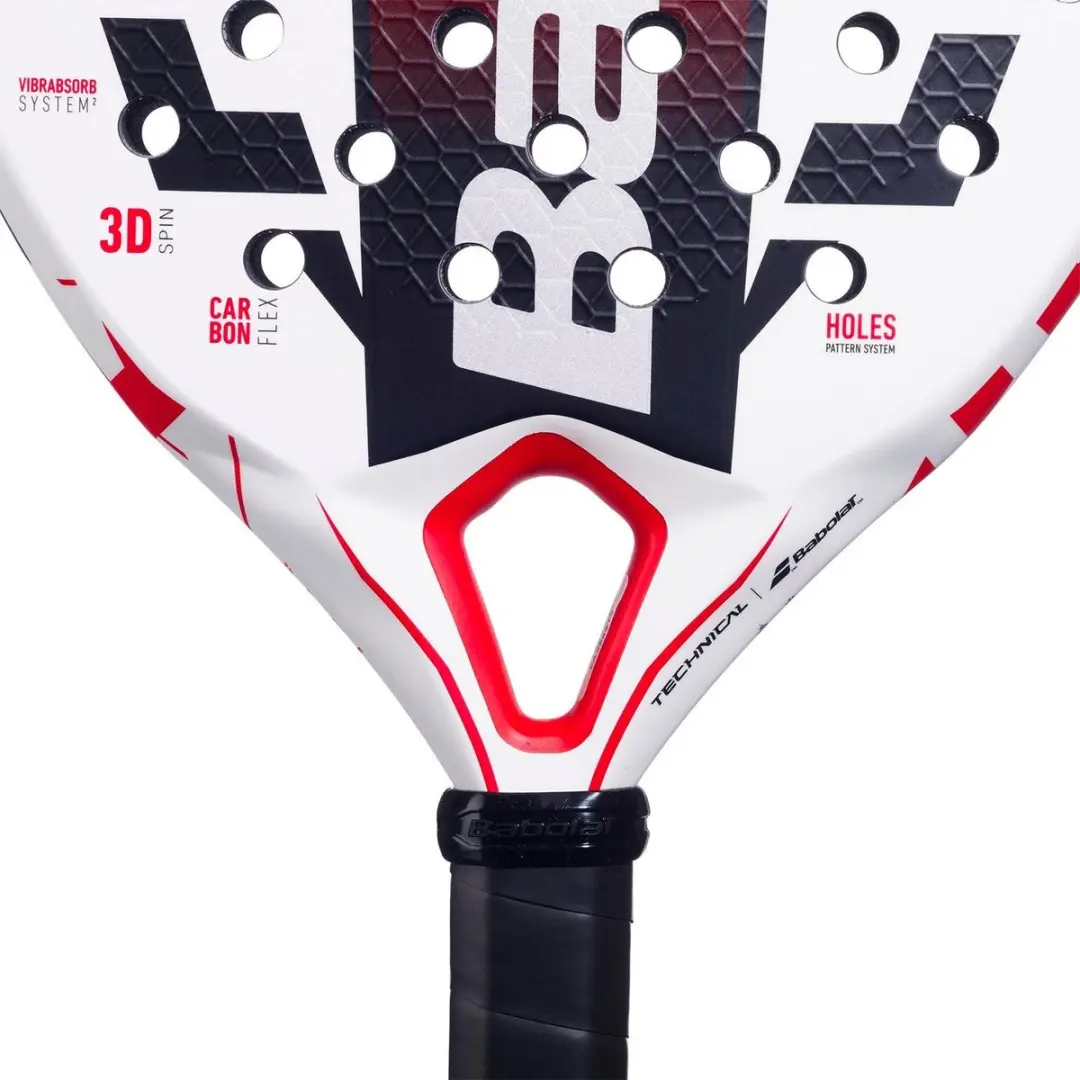 Babolat Technical Veron Juan Lebron Padelracket - L0 - Wit - afbeelding 5 van 6