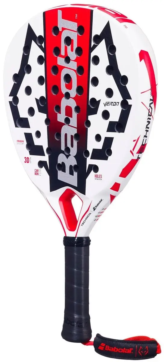 Babolat Technical Veron Juan Lebron Padelracket - L0 - Wit - afbeelding 3 van 6