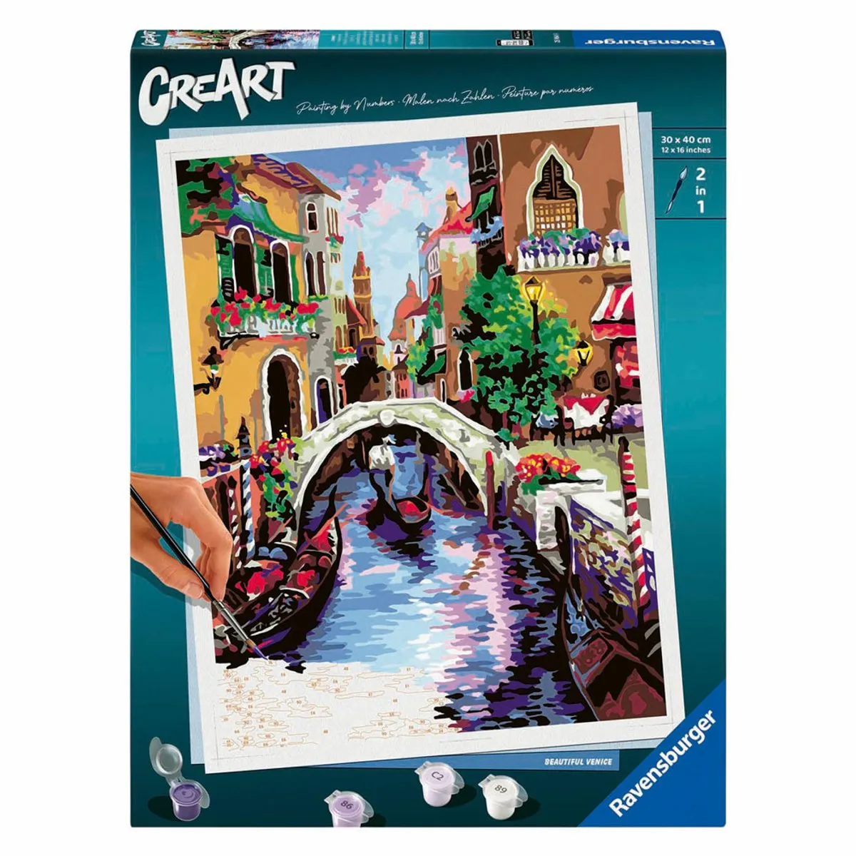Ravensburger CreArt Schilderen op Nummer Venetie - Multicolor