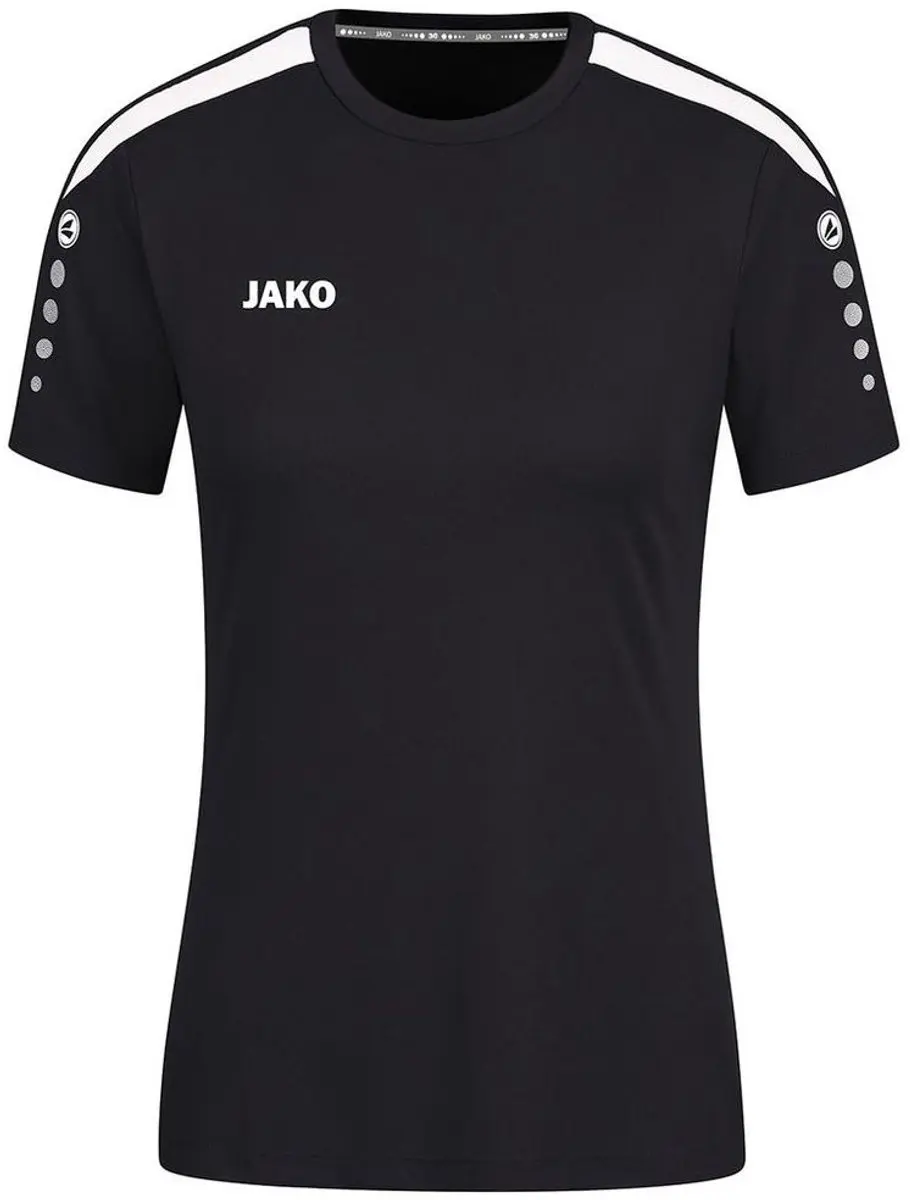 JAKO Power Shirt Korte Mouw Dames 40 - Zwart - afbeelding 6 van 6